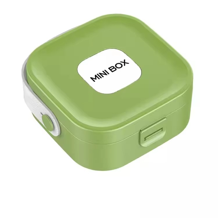 Jewelry Organizer Box | Portable Jewelry Storage Box | Sleek | Portable | Multi-Functional Travel Jewelry Organizer | Durable | Compact Ring | Necklace | Earring Storage Boxes With Mirror | For Travel | Home | Gift Option - Random Color - Image 2