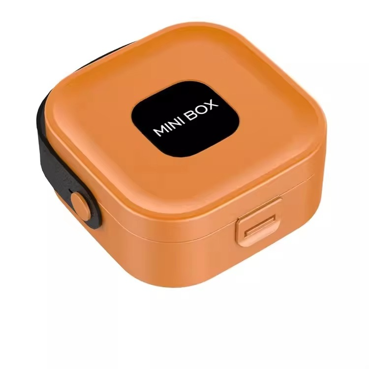 Jewelry Organizer Box | Portable Jewelry Storage Box | Sleek | Portable | Multi-Functional Travel Jewelry Organizer | Durable | Compact Ring | Necklace | Earring Storage Boxes With Mirror | For Travel | Home | Gift Option - Random Color - Image 8