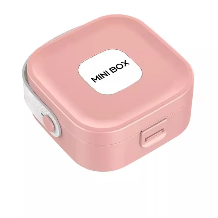 Jewelry Organizer Box | Portable Jewelry Storage Box | Sleek | Portable | Multi-Functional Travel Jewelry Organizer | Durable | Compact Ring | Necklace | Earring Storage Boxes With Mirror | For Travel | Home | Gift Option - Random Color - Image 14
