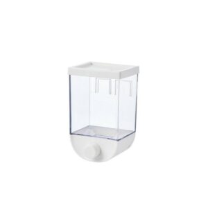 1Pc 1500ml Wall-Mounted Grain Storage Box – Cereal, Rice, Oatmeal & Dry Fruit Dispenser | Kitchen Food Organizer Container