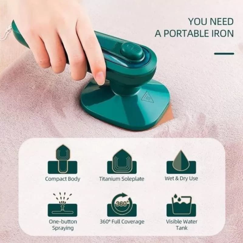 Steam Iron Powerful Performance Smooth Glide Durable Build Easy Operation Reliable Daily Use ~ Non Rotatable - Image 3