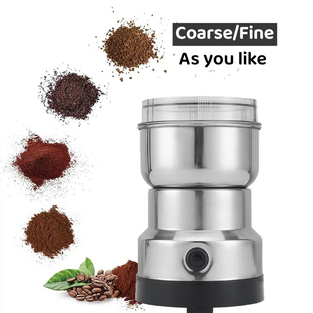 Mini Electric Grinder Stainless Steel Coffee Grinder For Coffee beans, Spices, Masala Grinder Machine 220V - Image 4