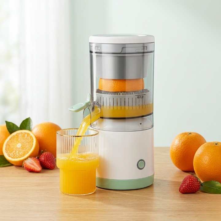 Portable USB Rechargeable Citrus Juicer – Automatic Wireless Orange Juicer Extractor - Image 2
