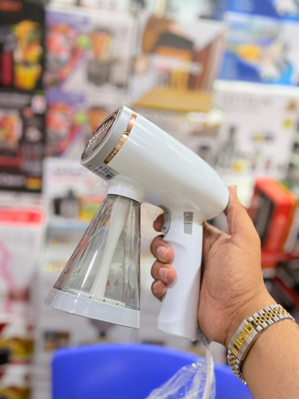 RAF Handheld Garment Steamer Iron 240ML Foldable Portable Steam Iron for Clothes R.1326 - Image 5