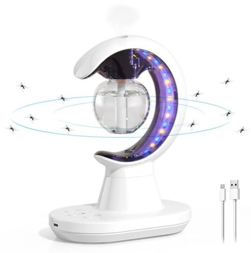 Multifunctional Smart Electric 3 In 1 Mosquito Repellent Air Humidifier LED Lamp For Home And Office Use - Image 3