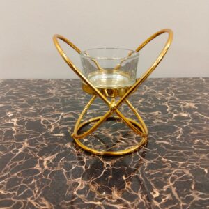 Elegant Black Candle Holder – Decorative Metal Candle Stand for Home & Table Décor Elegant Black Candle Holder – Decorative Metal Candle Stand for Home & Table Décor | Without Candle Size 9x8x11cm