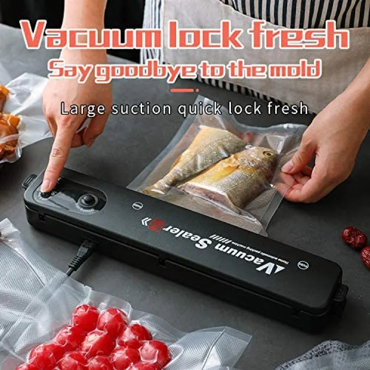 Automatic Vacuum Sealer Food Packing Machine | Electric Vacuum Sealer Machine With 10 Bags - Image 2