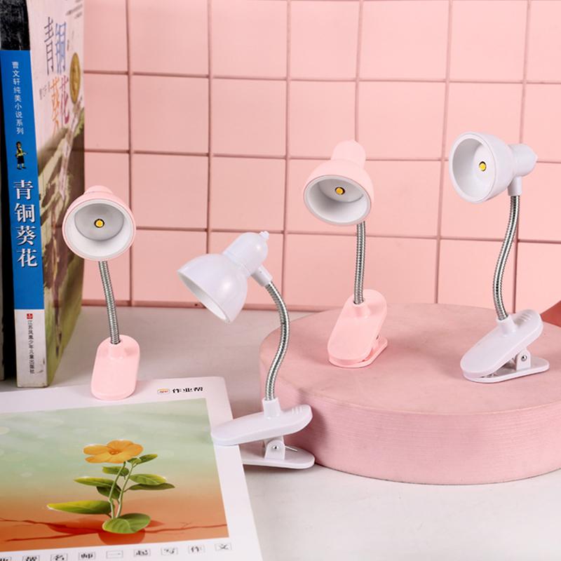 1Pc Mini Led Clamp Reading Lamp Night Lights (Random color) - Image 5