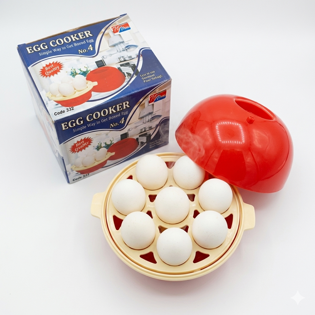 Egg Electric Egg Boiler and Vegetable Steamer – Automatic Shut-Off Rapid Cooker for Healthy Breakfast & Steamed Snacks - Image 5
