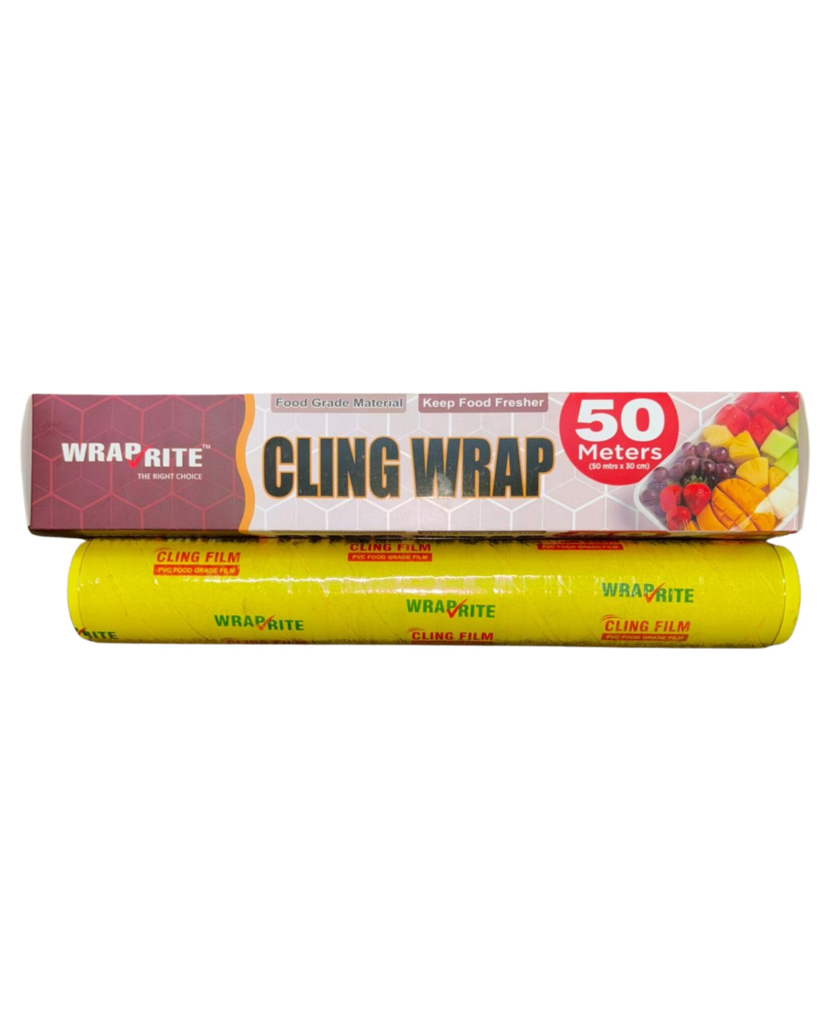 WRAPRITE CLING WRAP 30CM X 50 METERS (WITH BOX)